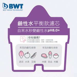 BWT 鹼性水平衡款 濾芯 (2個裝) F814470
