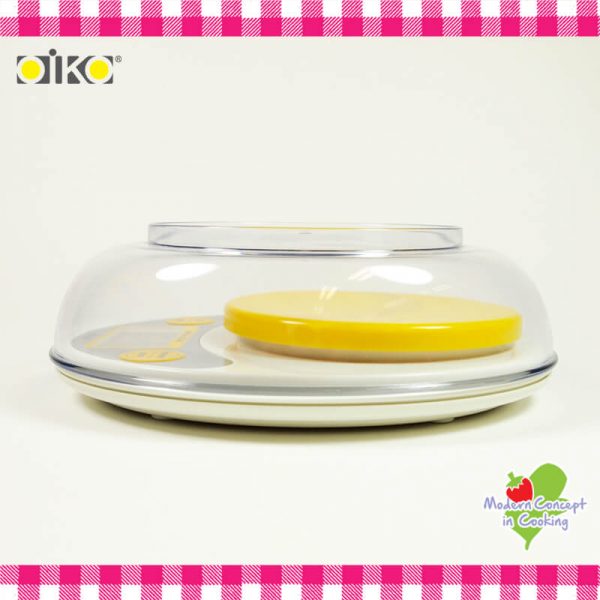 OiKO 雞蛋造型 廚房用 2KG 電子秤 附透明盛載器皿 KB-1022-C