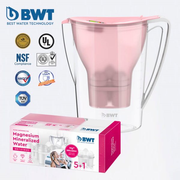 BWT 粉色濾水壺