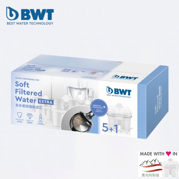 BWT 去水垢加強款濾芯-5+1優惠裝